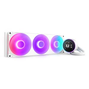 Kraken Elite 420 RGB Procesador Sistema de refrigeración líquida todo en uno 14 cm Blanco 1 pieza(s)