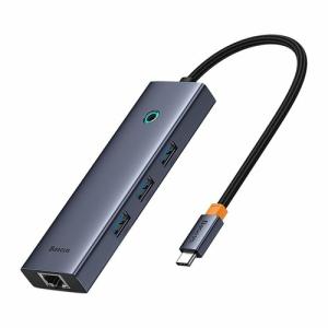 UltraJoy 6-Port Alámbrico USB 3.2 Gen 1 (3.1 Gen 1) Type-C Gris