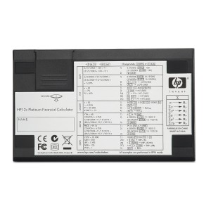 HP 12c calculadora Escritorio Calculadora financiera Aluminio, Negro