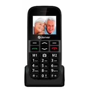 BAS-18600L teléfono móvil 4,5 cm (1.77") Negro Teléfono para personas mayores
