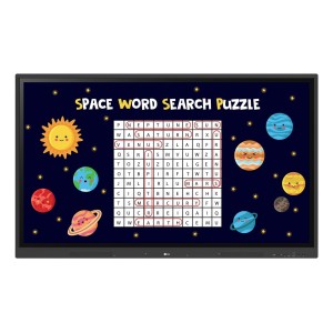 LG CreateBoard pizarra blanca interactiva 165,1 cm (65") 3840 x 2160 Pixeles Pantalla táctil Negro USB   RF inalámbrica