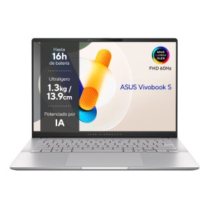 ASUS Vivobook S 14 OLED OLED M5406WA-QD088W Copilot+ PC - Ordenador Portátil 14" WUXGA (AMD Ryzen AI 9 HX 370, 32GB RAM, 1TB