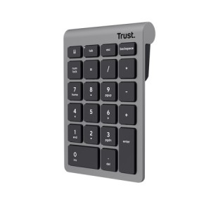 Trust Xalas teclado numérico Portátil PC RF inalámbrico Plata