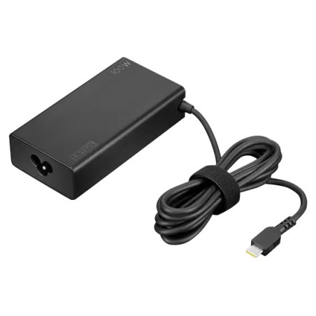 Lenovo 4X21M37469 adaptador e inversor de corriente Interior 100 W Negro