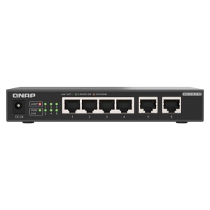 QNAP QSW-2104-2T-R2 switch No administrado 10G Ethernet (100 1000 10000) Escritorio Negro