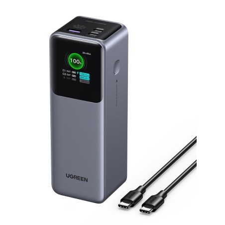 Ugreen 25000mAh 200W Fast Charging Powerbank Gris