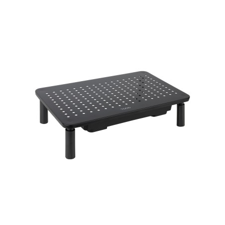 TooQ Soporte Elevador Multiusos para Monitor Portátil, Negro