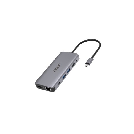 12-in-1 Type-C Dongle Alámbrico USB 3.2 Gen 1 (3.1 Gen 1) Type-C Plata