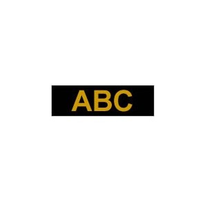 Brother Gloss Laminated Labelling Tape - 24mm, Gold Black cinta para impresora de etiquetas TZ