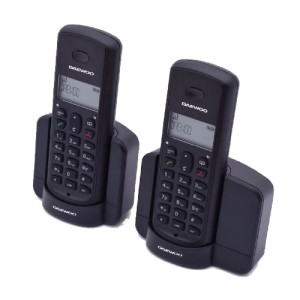 DTD-1350 DUO Teléfono DECT Identificador de llamadas Negro