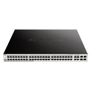 D-Link DGS-1210-52MP Gestionado L2 Gigabit Ethernet (10 100 1000) 1U Negro