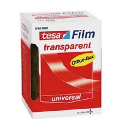 57406 cinta adhesiva 66 m Polipropileno (PP) Transparente 8 pieza(s)