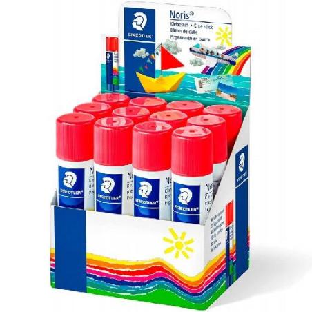STAEDTLER PEGAMENTO EN BARRA NORIS 20GR EXPOSITOR DE 12