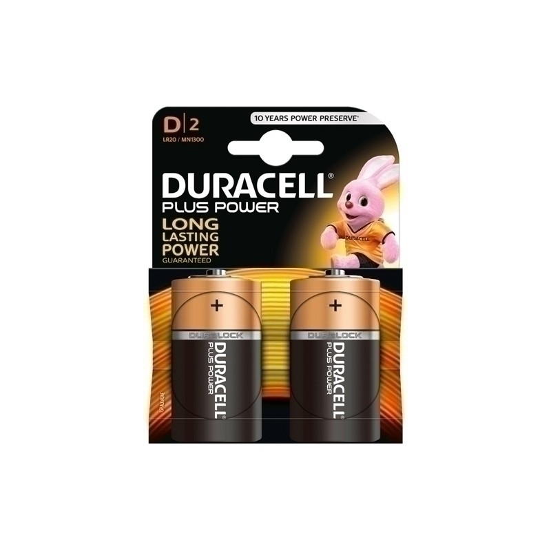PILAS DURACELL D PLUS (MN1300-LR20) B/2