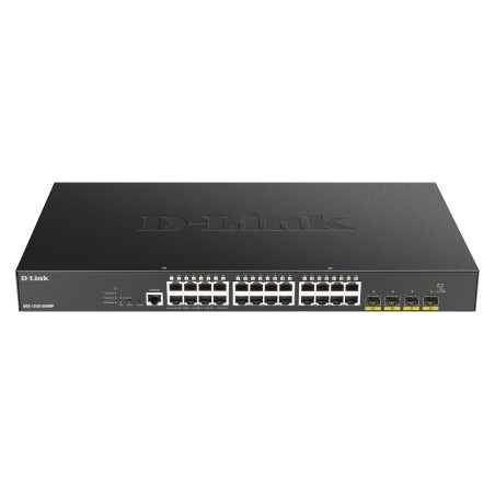 D-Link DGS-1250-28XMP Gestionado L3 Gigabit Ethernet (10 100 1000) Energía sobre Ethernet (PoE) Negro