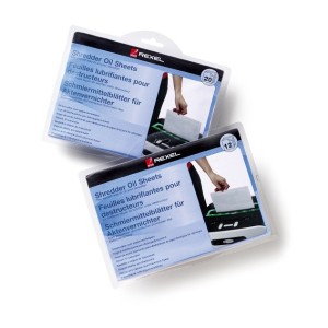 Rexel Láminas lubricantes para destructora (12)