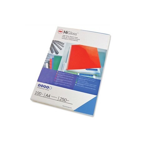 GBC Portada Chromo A4 250 Gms Azul (Caja 100)