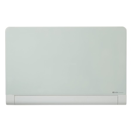 Nobo Pizarra de cristal Diamond magnética color blanco 993x559 mm con esquinas redondeadas