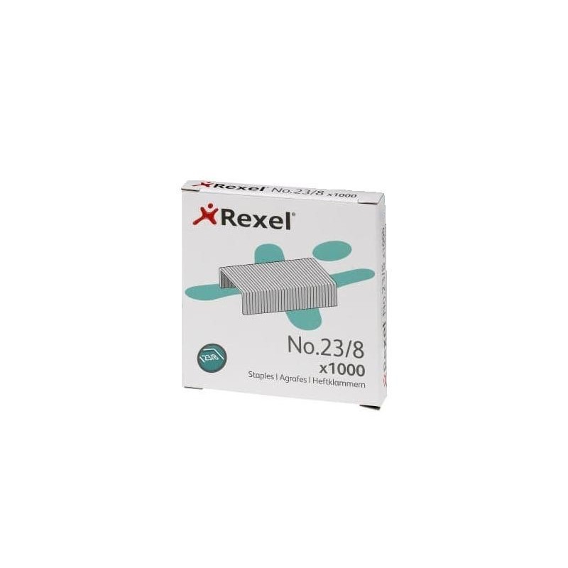 Rexel Grapas nº 23 8 - Caja 1000 u.