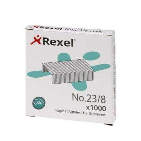 Rexel Grapas nº 23 8 - Caja 1000 u.