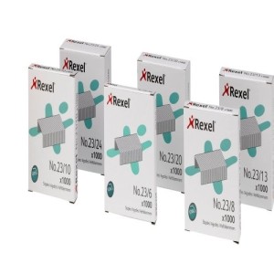 Rexel Grapas nº 23 20 - Caja 1000 u.