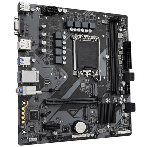 GIGABYTE B760M E Placa base - Compatible con procesadores Intel Core 14ª generación, VRM de 6+1+1 fases, hasta 7200 MHz DDR5