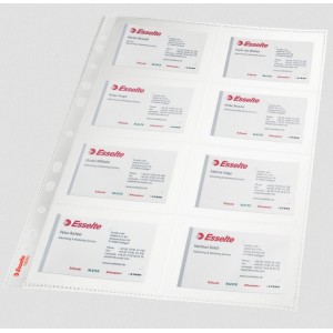 Esselte 78930 tarjeta de bolsillo Transparente