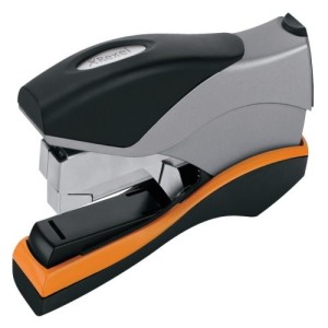 Rexel Grapadora Optima 40 sin esfuerzo plateada negra