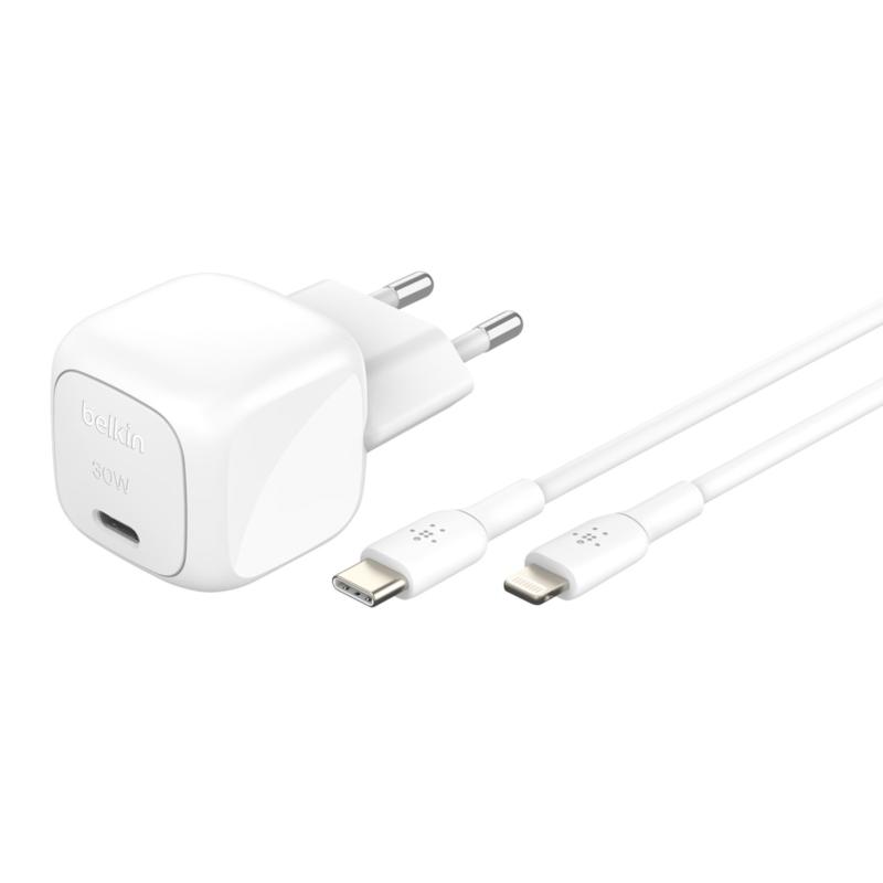 WCA008KQ1MWH-B5 cargador de dispositivo móvil Universal Blanco Corriente alterna Carga rápida Interior