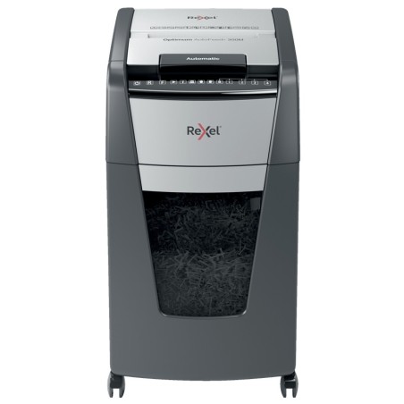 Rexel AutoFeed+ 300M triturador de papel Microcorte 55 dB 23 cm Negro, Gris