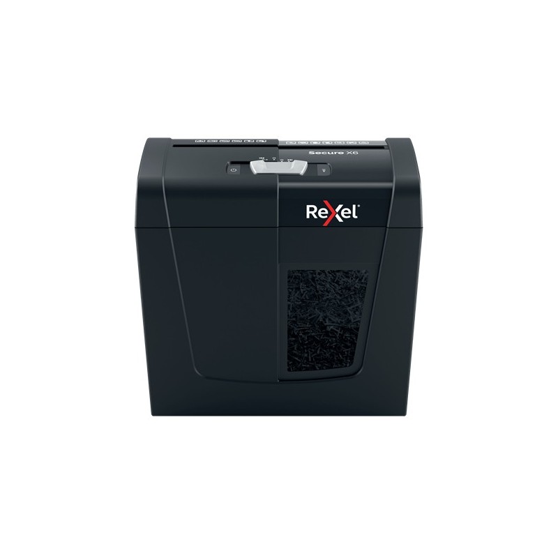 Rexel Secure X6 triturador de papel Corte cruzado 70 dB Negro