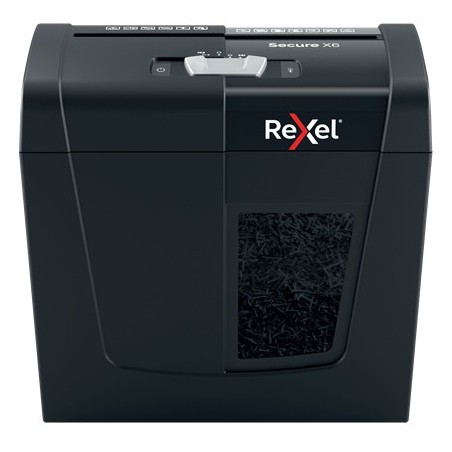 Rexel Secure X6 triturador de papel Corte cruzado 70 dB Negro