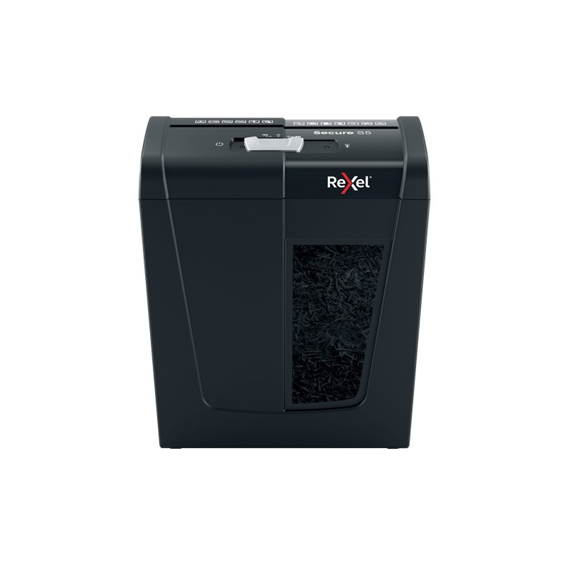 Rexel Secure S5 triturador de papel Corte en tiras 70 dB Negro