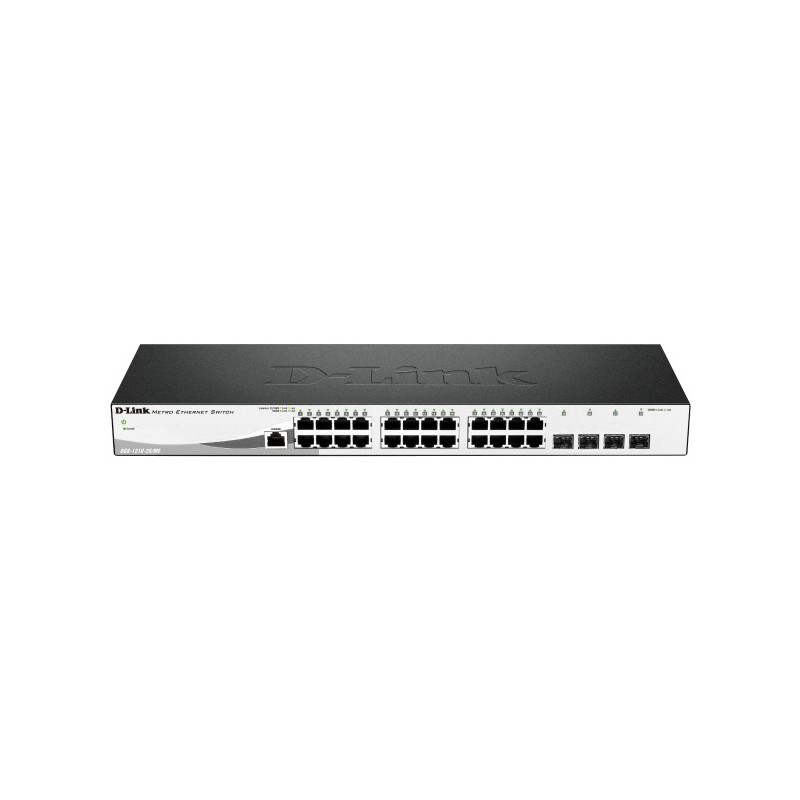 D-Link DGS-1210-28 ME Gestionado L2 Gigabit Ethernet (10 100 1000) 1U Negro