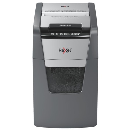 Rexel AutoFeed+ 130M triturador de papel Microcorte 55 dB Negro, Gris