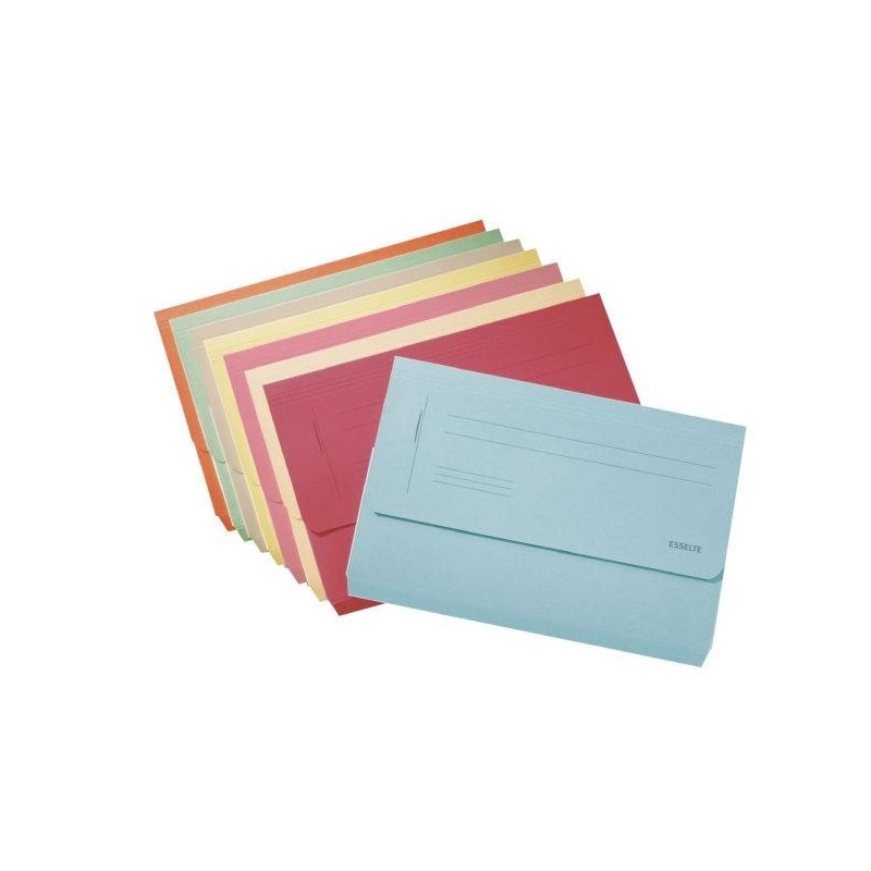 Esselte Pocket-file Folio Yellow Amarillo Folio (245 x 348 mm)