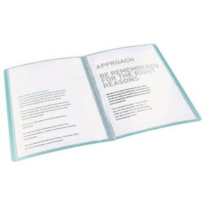 Esselte Portalistino Colour'Ice Azul A4
