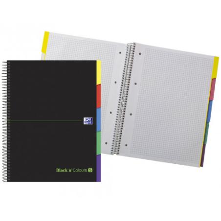 Europeanbook 5 cuaderno y block A4+ 100 hojas Negro, Verde 400088331 - Pack de 5 unidades