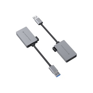 Conceptronic ABBY22G Adaptador gráfico USB 1920 x 1080 Pixeles Gris