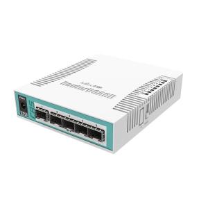 CRS106-1C-5S switch Gigabit Ethernet (10/100/1000) Energía sobre Ethernet (PoE) Blanco