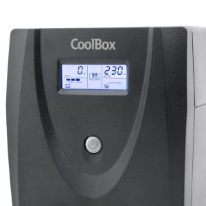 CoolBox SAI Guardian 3 LCD 800VA 480W 2 Schukos + Software