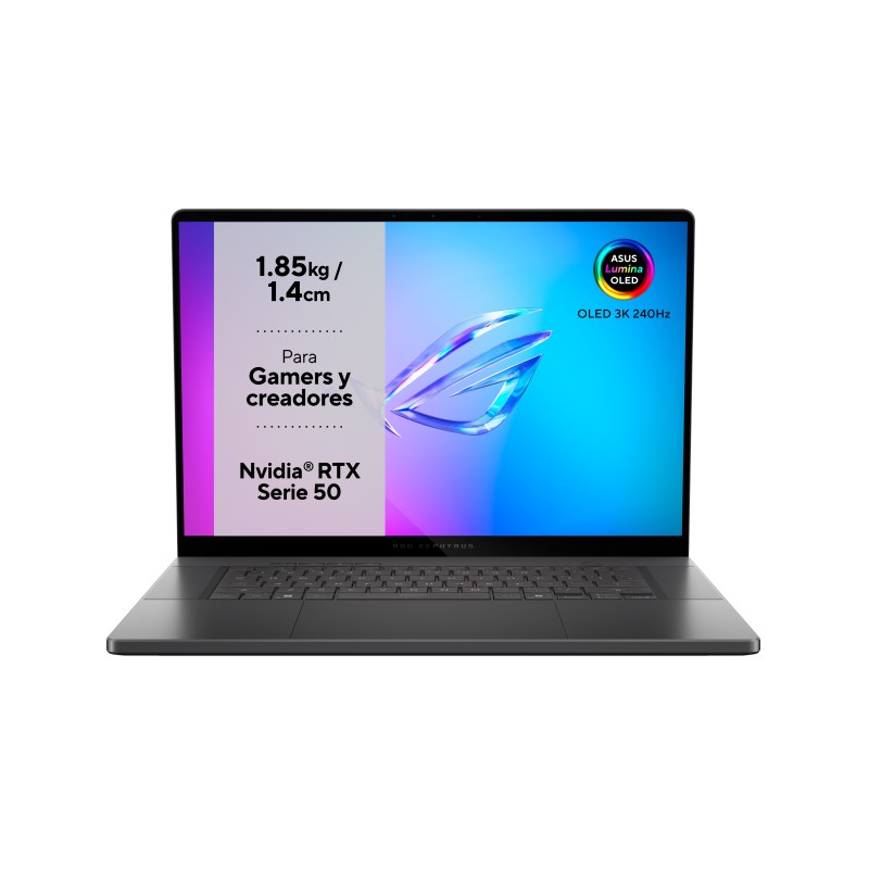 ASUS ROG Zephyrus G16 OLED GU605CW-QR120W - Ordenador Portátil Gaming de 16" WQXGA 240Hz (Core Ultra 9 285H, 32GB RAM, 2TB SSD, ASUS ROG Zephyrus G16 OLED GU605CW-QR120W - Ordenador Portátil Gaming de 16" WQXGA 240Hz (Core Ultra 9 285H, 32GB RAM, 2TB SSD,