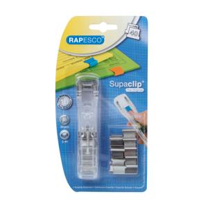 Supaclip 40 dispensador de clips Transparente