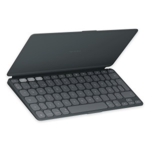 Logitech Keys-To-Go 2, teclado inalámbrico portátil para iPad con tapa integrada, estilizado y compacto, para iPad, iPhone, Mac