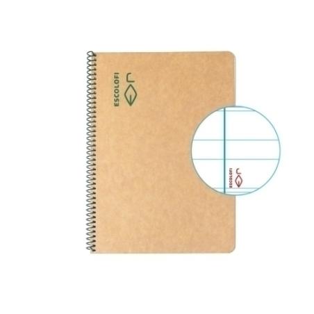 BLOCK ESCOLOFI GREEN A5 50h MONT 80g C/M - Pack de 5 unidades