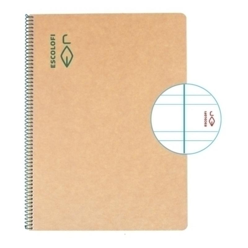 BLOCK ESCOLOFI GREEN A4 50h PT.3 80g C/M - Pack de 5 unidades