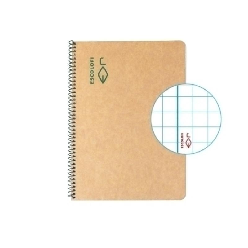 BLOCK ESCOLOFI GREEN A5 50h CD.5 80g C/M - Pack de 5 unidades