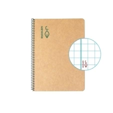 BLOCK ESCOLOFI GREEN A5 50h CD.5 80g C/M - Pack de 5 unidades