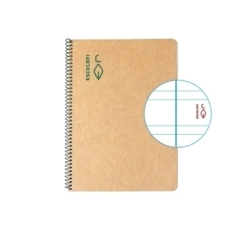 BLOCK ESCOLOFI GREEN A5 50h P.3 80g C/M - Pack de 5 unidades