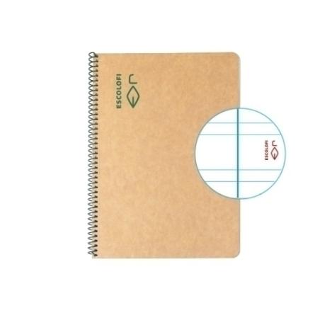 BLOCK ESCOLOFI GREEN A5 50h P.3 80g C/M - Pack de 5 unidades